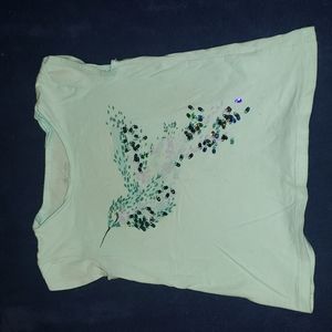 The children’s place Light Green Hummingbird Tee Size 5/6